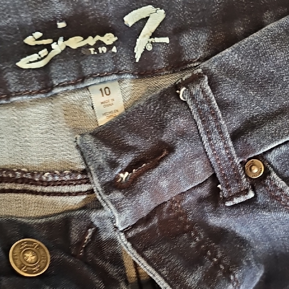 Seven7 Women's Boyfriend Jeans - Dark Blue